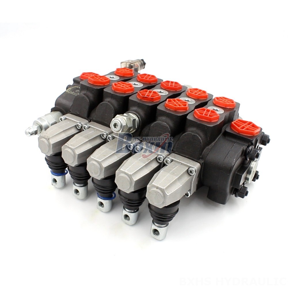 SD8-Electric Unloading Valve 5 Position 3 Solenoid 12v 24v Hydraulic Directional Control Valve main image